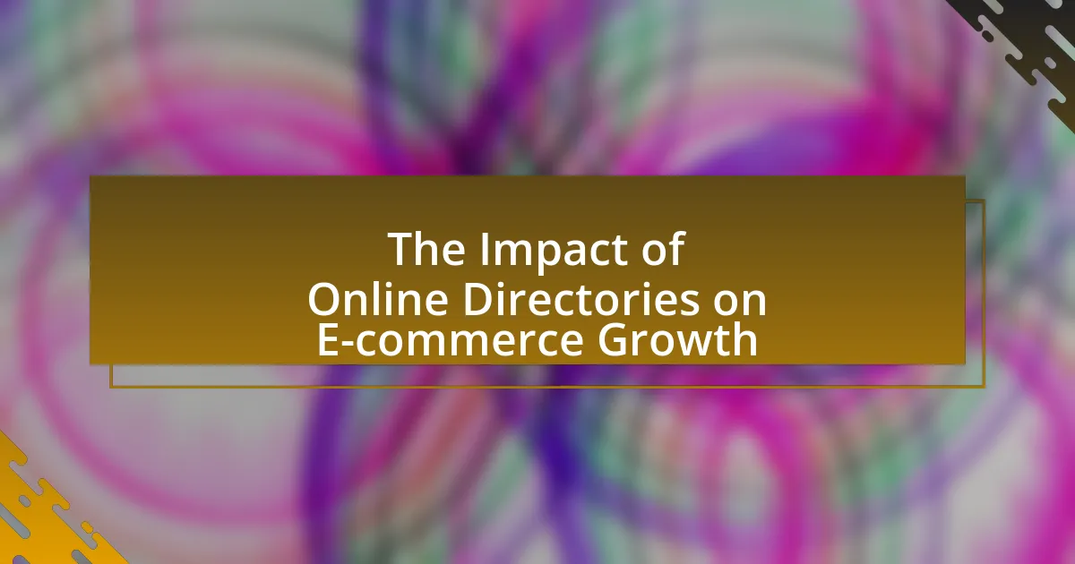 The Impact of Online Directories on E-commerce Growth