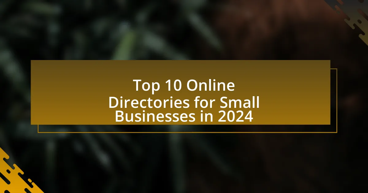 Top 10 Online Directories for Small Businesses in 2024
